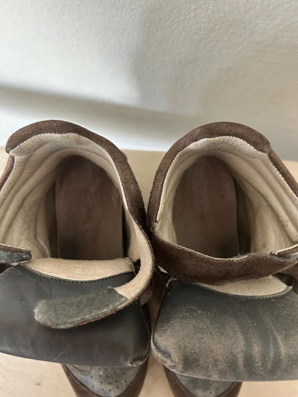 Isabel Marant Grey Suede Wedge Sneakers - Picture 8 of 12